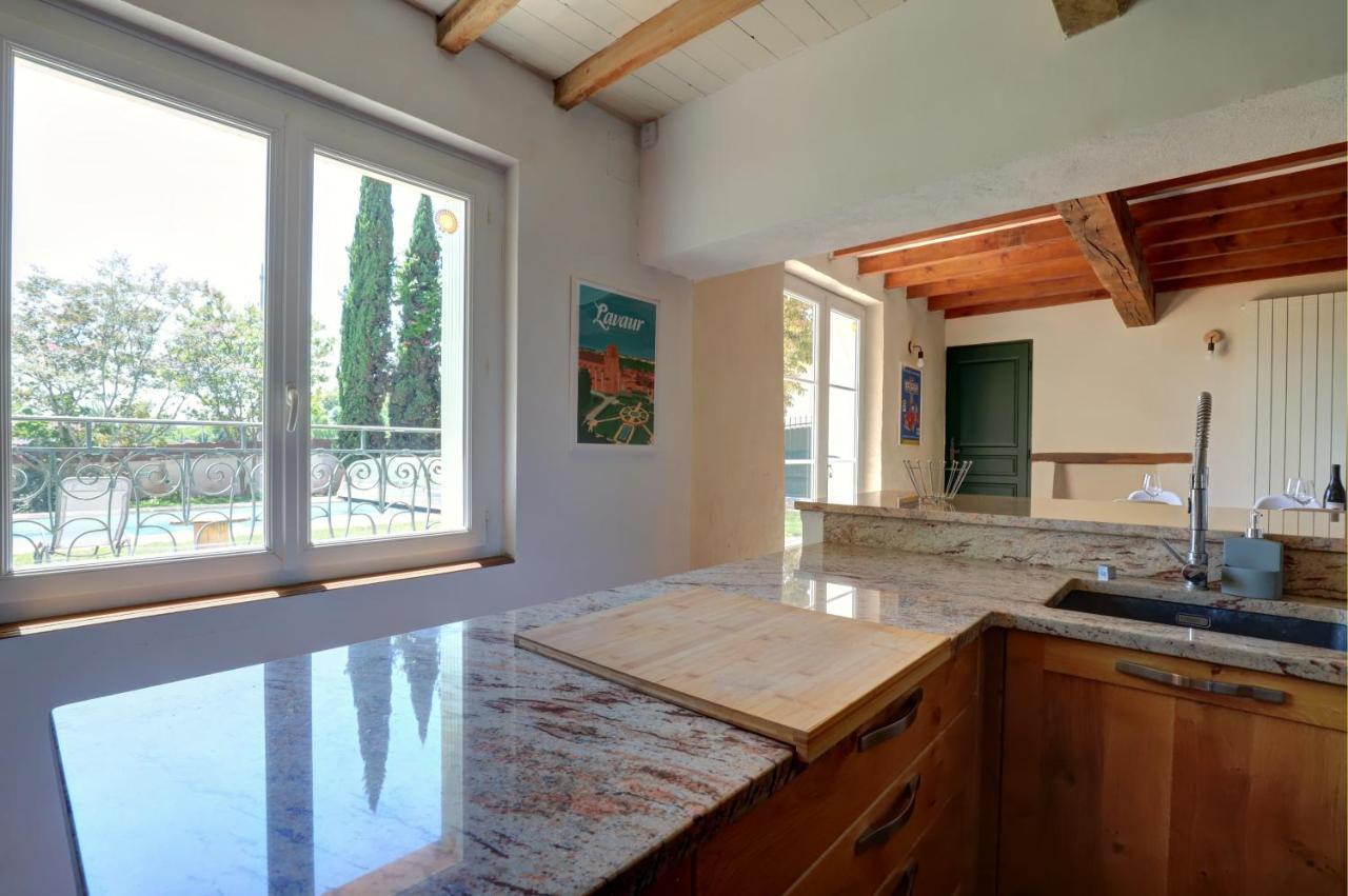 Gîte la grappe Occitane - 14 personnes - piscine privée Ambres Esterno foto
