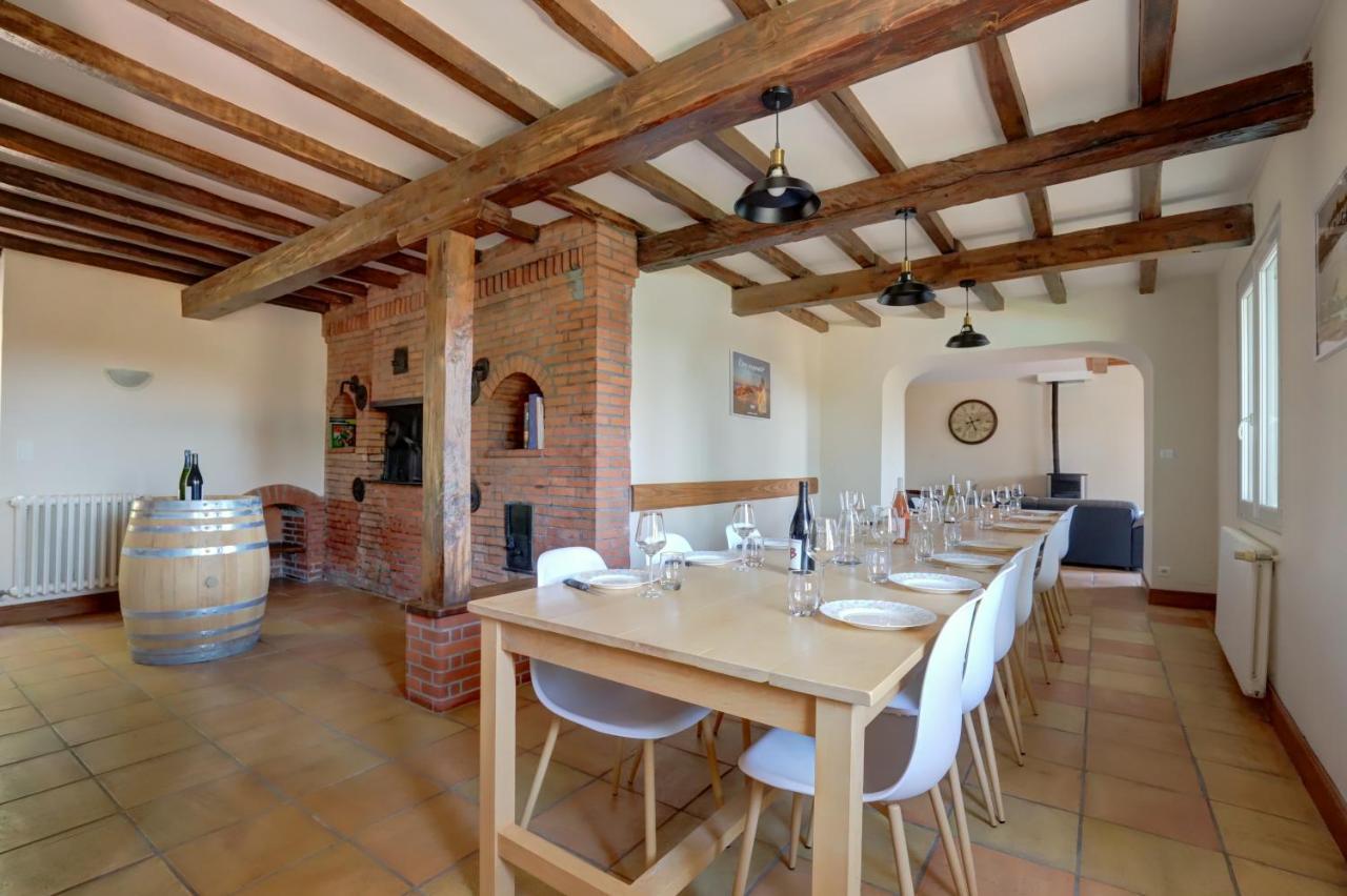 Gîte la grappe Occitane - 14 personnes - piscine privée Ambres Esterno foto