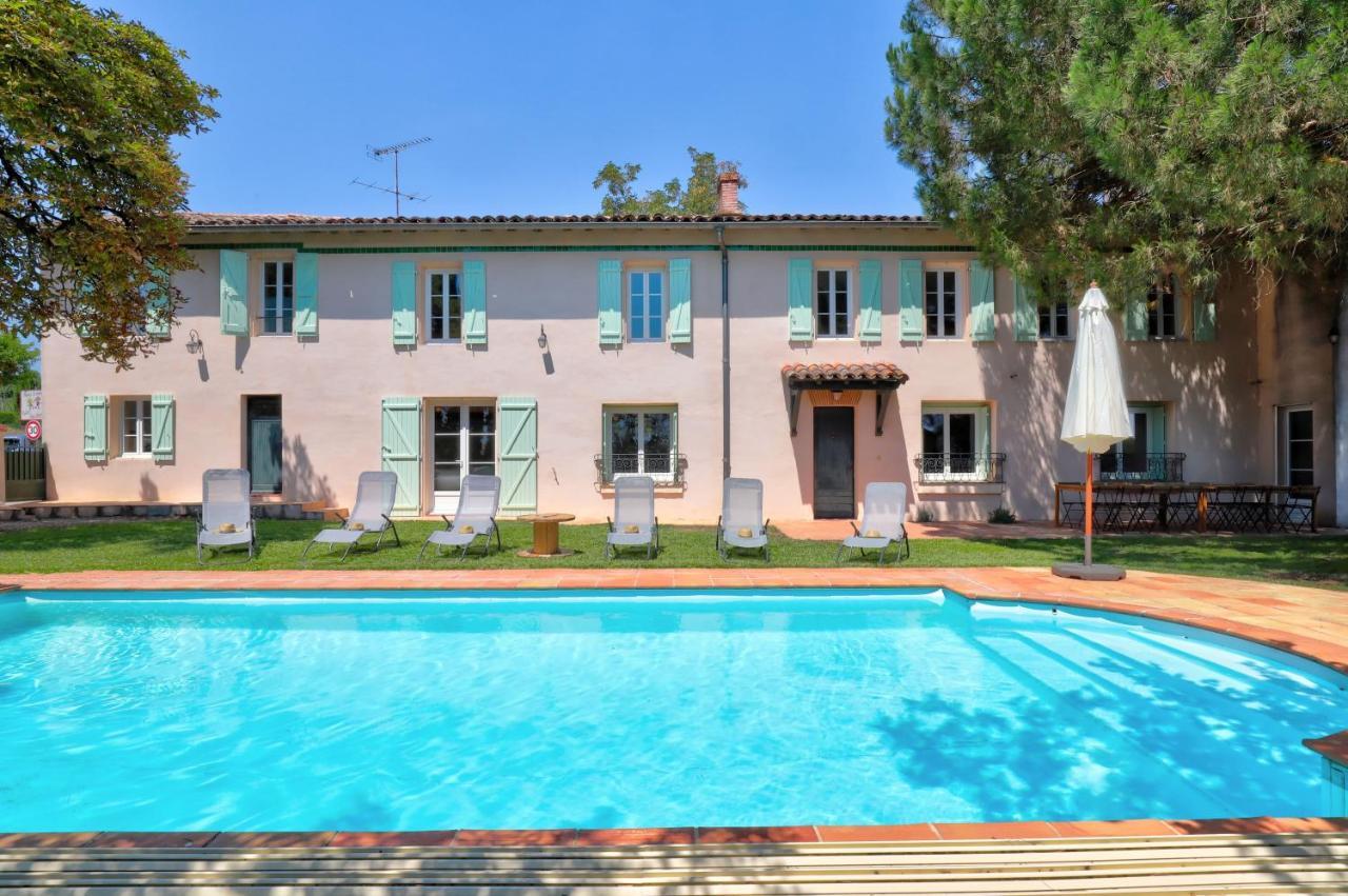 Gîte la grappe Occitane - 14 personnes - piscine privée Ambres Esterno foto