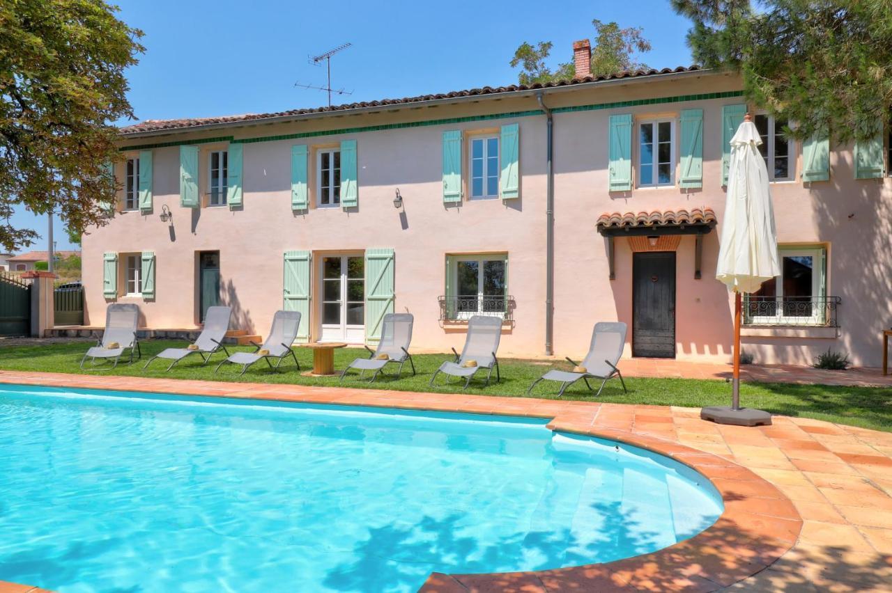 Gîte la grappe Occitane - 14 personnes - piscine privée Ambres Esterno foto
